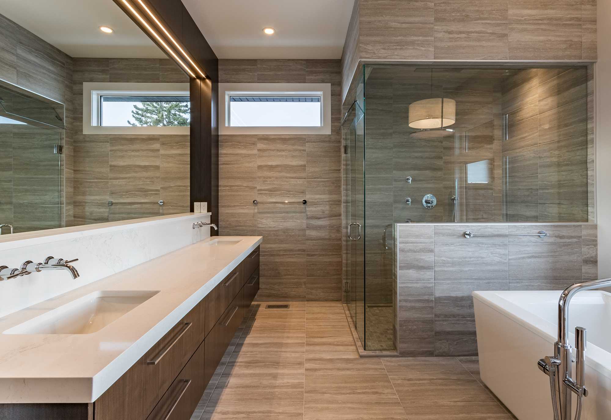 MODUS Structures - a finished bathroom